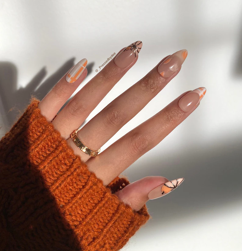 Pumpkin Nail designs